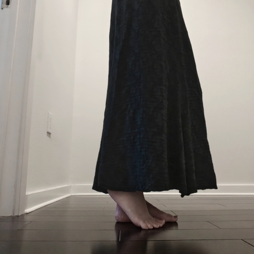 Elegant Black Maxi Skirt